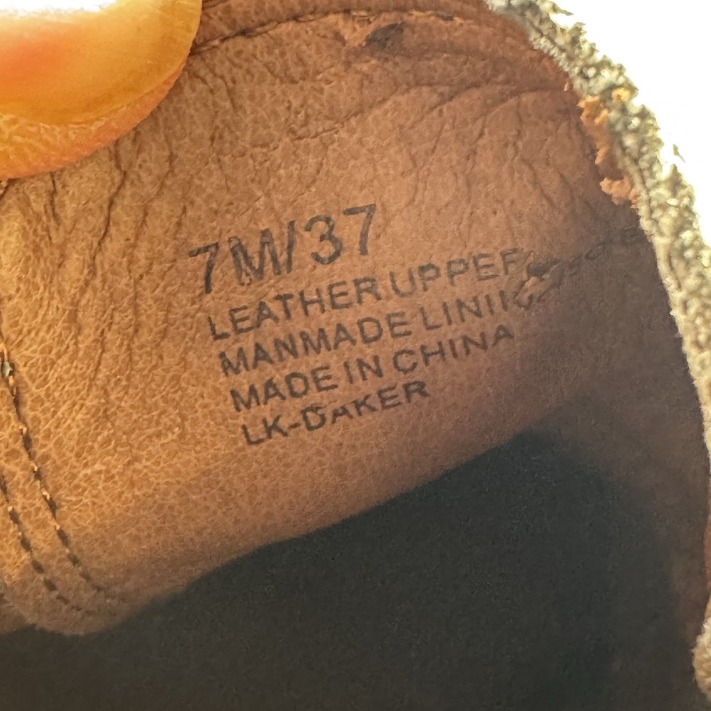 Lucky Brand LK-Daker Gray Cap Toe Leather Ankle Booties Women's Size 7‎ M - Picture 12 of 12